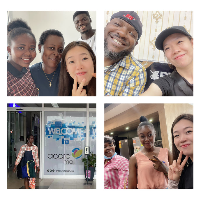 STBeeBright CEO Cindy went to Accra, Ghana to visit customers who met during "The Solar Show Africa 2023".