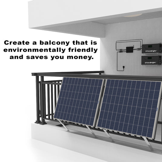 STbeebright balcony solar energy storage system