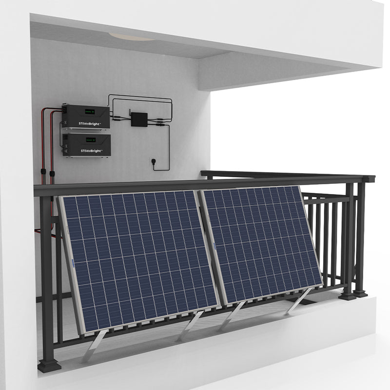 Load image into Gallery viewer, STBeeBright Micro Grid Tie Balcony Solar Storage System

