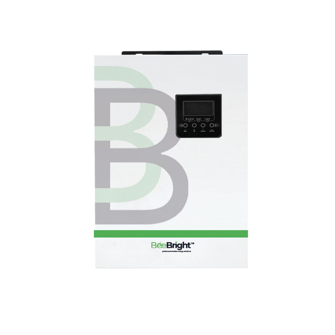 STBeeBright 1500VA 1200W عاكس للطاقة الشمسية موجة جيبية نقية مدمجة PWM جهاز التحكم بالشحن بالطاقة الشمسية