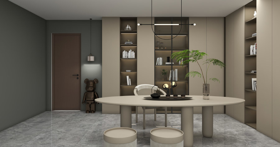 华杰寂灰效果图